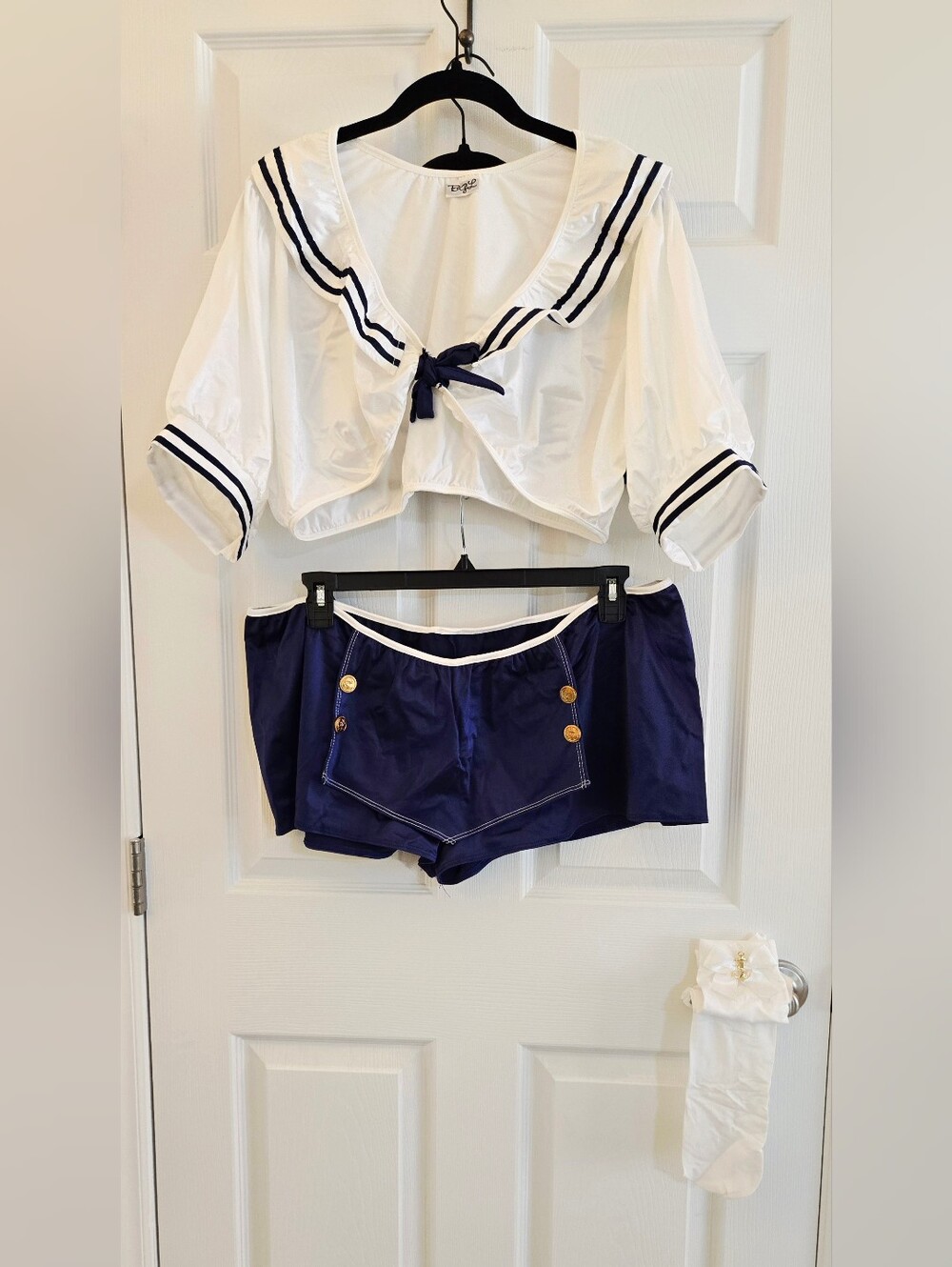 Plus Size Costume Betty Page Sailor-Inspired Set 2X
